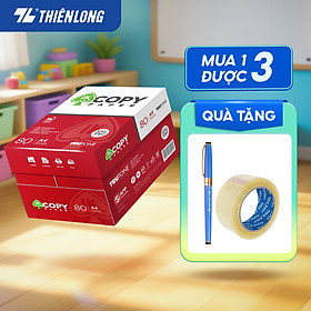 Combo 5 Ream giấy A4 80 gsm IK Copy (500 tờ) - Hàng nhập khẩu Indonesia Hàng nguyên thùng chất lượng cao