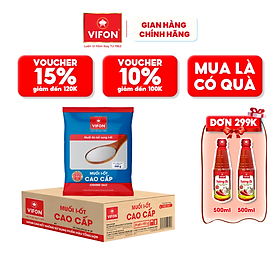 Thùng 24 gói muối tinh sấy/ i- ốt cao cấp vifon 450g/gói