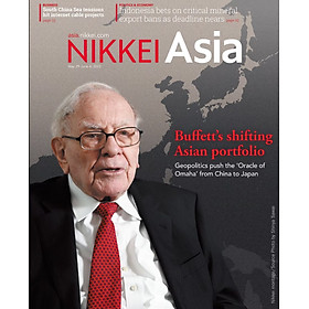 Hình ảnh sách Nikkei Asia - 2023: BUFFETT'S SHIFTING ASIAN PORTFOLIO - 22.23 tạp chí kinh tế nước ngoài, nhập khẩu từ Singapore