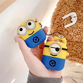 Mua Vỏ bảo vệ bao đựng tai nghe case dành cho airpod 1/2 - Case Minion