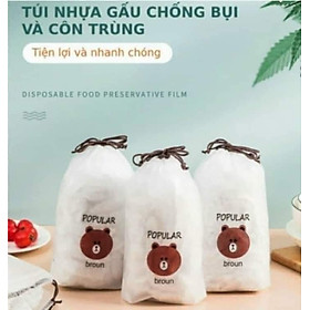 Mua SÉT 100 TÚI BỌC THỰC PHẨM GẤU HÀNG ĐẸP  DÀY DẶN LOẠI 1.