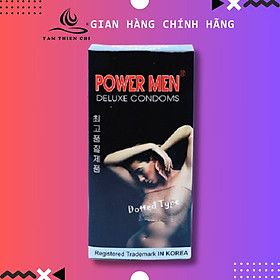 Bao Cao Su Hạt Nổi Tâm Thiện Chí Dotted Powermen BCSP - 05 (12 Chiếc / Hộp)