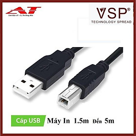 CÁP MÁY IN CHỐNG NHIỄU LOẠI TỐT CHUẨN USB 2.0 CHIỀU DÀI 1,5M / 3M /5M