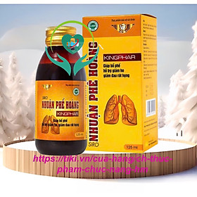 Siro Nhuận Phế Hoàng Kingphar Vinh Thịnh Vượng VV , chaic125ml giảm ho, bổ phế, long đờm