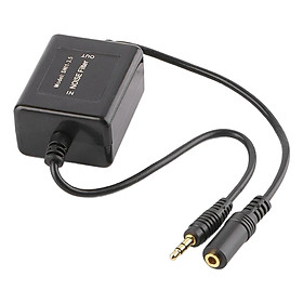 Ground Loop Noise Isolator 3.5mm Parts Noise Filter Fits for Car AUX Audio