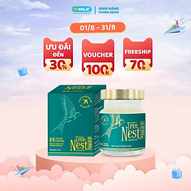 Tổ Yến Nguyên Chất Chưng Gừng VPMilk True Nest - Có Đường (hộp 1 lọ x 70 ml)