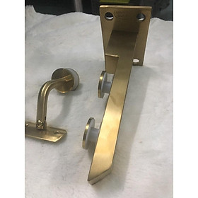 Mua Compo trụ lan can kèm pat đỡ inox xi mạ vàng