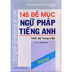 Hình ảnh 145 đề mục ngữ pháp tiếng anh