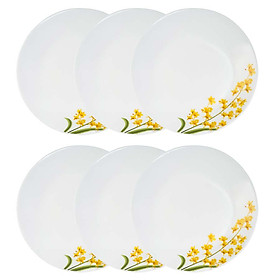 Mua Bộ 6 Đĩa Thủy Tinh 190 La Opala Diva Ivory Y.G  LAPB190YG
