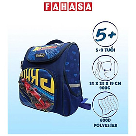 Ba Lô Chống Gù Fancy World- F1Car - SmartKids B-030 - Màu Xanh Đậm