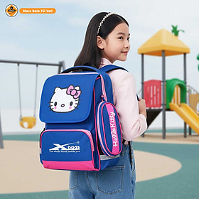 Balo học sinh nữ tiểu học cao cấp chống nước Xbags Pretty Xb 3018 – Thiết kế hiện đại tiện dụng, kèm bóp bút, đeo êm thoáng khí dễ thương!