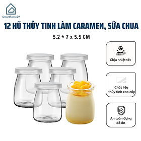 Mua Combo 12 Hũ Thủy Tinh Làm Sữa Chua 100ml
