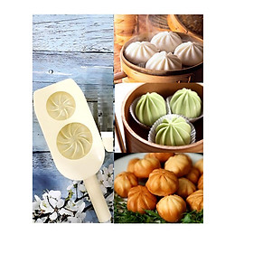 Hình ảnh Khuôn Làm Bánh Bao 2 Bánh 7.3cm và 6cm Tiện Dụng