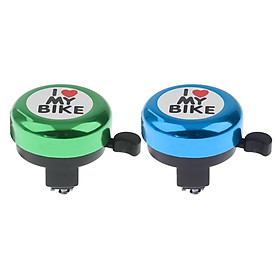 2x Metal Bike Bell Horn Women Clear Sound Alarm Scooter Bicycle Bell Bike Accs