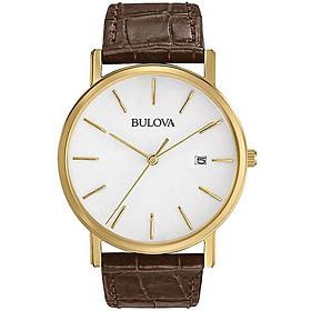 Đồng Hồ Nam Bulova Dây Da 97B100 - Mặt Trắng