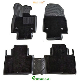 Thảm lót sàn (sd4) ô tô 2 lớp cao cấp dành cho xe Lexus RX 2023+ (sd4) nhãn hiệu Macsim chất liệu TPE màu đen