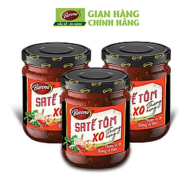 Combo 3 hũ sa tế tôm xo thượng hạng barona 100g