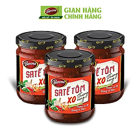 Hình ảnh Combo 3 hũ sa tế Tôm XO Thượng hạng Barona 100g