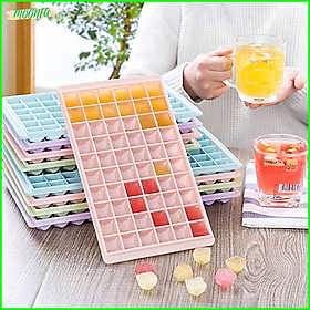 Bộ 3 Khay Làm Đá Viên Tủ Lạnh Bằng Nhựa Dẻo 96 Ngăn
