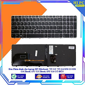 Bàn Phím dành cho laptop HP Elitebook 755 G3 755 G4 850 G3 850 G4 Zbook 15U G3 Zbook 15U G4 CÓ ĐÈN - Hàng Nhập Khẩu