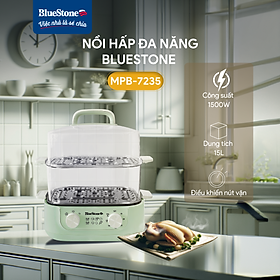 Nồi Hấp Đa Năng BlueStone MPB-7235 15 Lít 1500W - Hàng Chính Hãng