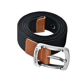 Canvas Belt Woven Wide Casual Strap for Trousers Jeans Accessories Travel