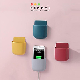 Mua Hộp Dán Tường Để Điện Thoại  Remote  Điều Khiển SenNai Chất Liệu Nhựa PP Cao Cấp  Chịu Lực tốt