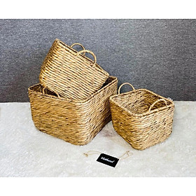 Mua GIỎ LỤC BÌNH ĐỰNG QUẦN ÁO  MỸ PHẨM  DECOR TRANG TRÍ NHÀ