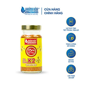Nước Yến Sào Khánh Hòa Nutrition 15% Tổ Yến Bổ Sung Vitamin K2 - Lọ 125ml