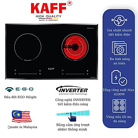 Mua Bếp âm từ hồng ngoại đôi nhập khẩu Malaysia KAFF KF-FL101IC - Hàng chính hãng