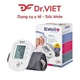 Máy đo huyết áp B.Well Pro-35 – Giải pháp tự kiểm tra huyết áp tại nhà, chuẩn y khoa Thụy Sĩ