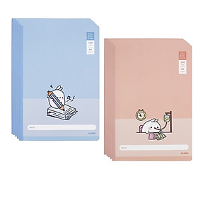 Lốc vở Dash Caro may dán gáy khổ B5 Klong 812 / 813 / 814 - Sổ Caro có chấm (6x6)mm