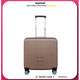 Vali cao cấp Macsim Aksen hàng loại 1 MSAK8216 cỡ 17 inch màu gold