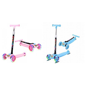 Xe trượt scooter 3 bánh phát sáng có thể gấp gọn