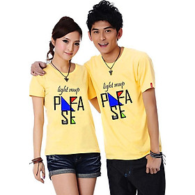 Bộ Áo Thun Đôi Nam Nữ FA Màu Vàng - XL