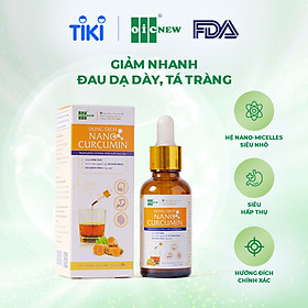 Dung Dịch Nano Curcumin OIC New Tinh Chất Nghệ Giảm Đau Dạ Dày Tức Thì Lọ 20ml