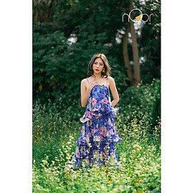 Váy Hai Dây Hoa Bồng Bềnh Lilac Thương Hiệu nOor - NV555
