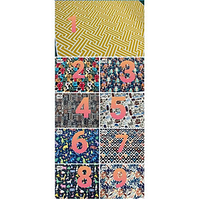 ĐÔN GÁC CHÂN, size 15cm, 30cm, Vải họa tiết x màu, chất thô