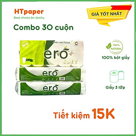 COMBO 30 Cuộn Giấy Vệ Sinh Không Lõi Cao Cấp ERO