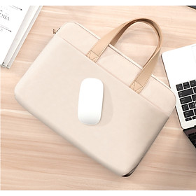 Túi xách chống sốc dành cho laptop macbook surface, túi công sở nam nữ đeo chéo cặp đựng laptop