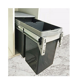 Mua Thùng Rác Đôi Gắn Cánh Âm Tủ EUROGOLD - Hàng chính hãng  - W260*D480*390 (EB300M) W260*D480*H390