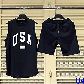 SET ĐỒ BỘ THUN LẠNH NAM VẢI CO GIÃN TỐT (USA)
