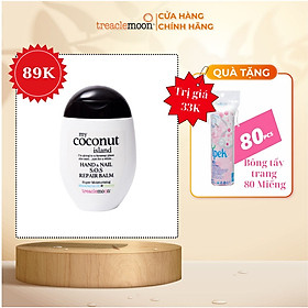 [ Tặng bông tẩy trang ipek 80 miếng ] Kem dưỡng da tay và móng Treaclemoon hương dừa 75ml