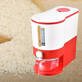 Queen Multifunctional Rice Dispenser Airtight Barrel Dust-Proof Storage for