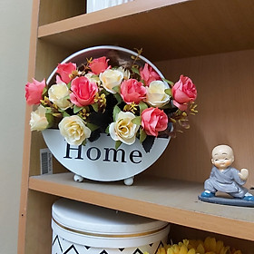 Mua Giỏ hoa cỏ nhân tạo treo tường  để bàn nhiều mẫu đẹp thiết kế chữ home độc đáo trang trí nội thất  ban công  tiểu cảnh  decor nhà hàng  shop thời trang  quán cà phê  spa  khách sạn  lớp học sinh động  tự nhiên
