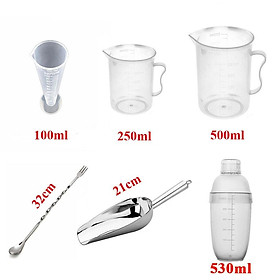 Mua Combo 6 Dụng Cụ Pha Chế Trà Sữa