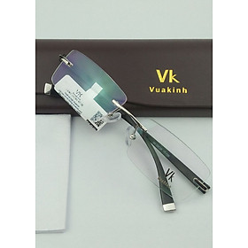 Gọng kính cận không viền càng nhựa dẻo VK-31
