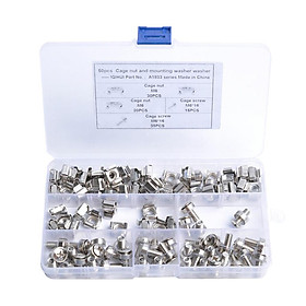 100 M6 Cage Nut and Bolts Screws Washers Data Cabinet Rack Mount Server