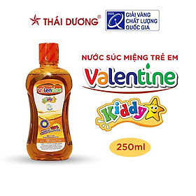 Nước súc miệng trẻ em Valentine kiddy Sao Thái Dương 250ml