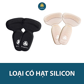 Lót gót chân chất liệu EVA ép hạt silicone cao cấp giúp giảm size, bảo vệ gót chân có keo dán cố định - Buybox - BBPK208